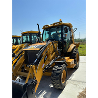 Backhoe loader caterpillar bekas kucing 416e 420e 420f 430f traktor dengan backhoe dan pemuat depan