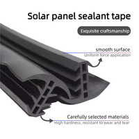 Bande d'étanchéité en caoutchouc EPDM de qualité supérieure en forme de T pour panneau solaire, joint étanche pour bord de cadre de panneau photovoltaïque, vente en gros, sur mesure