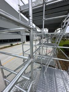 Échafaudage à anneaux réglables, échafaudage en acier, coffrage, étais avec plateformes, échelles et escaliers <span class=keywords><strong>pour</strong></span> la construction - Product Image 6