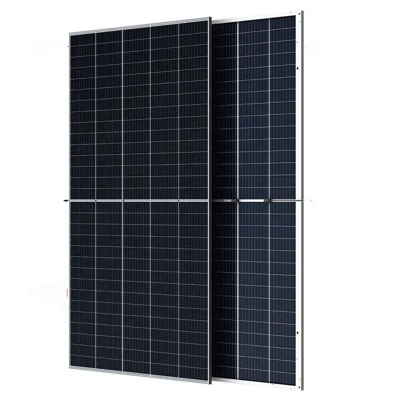 JA vendita calda 144 mezze celle mono 400w 410w 420w PERC pannello solare con 25 anni di garanzia doppio vetro pv moduli bifacciali