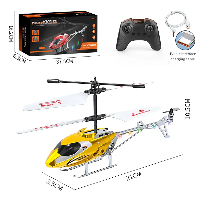 Vente chaude 3ch Hélicoptère Rc Infrarouge Avec Gyro Et Led Hélicoptère En Alliage Léger Jouets Pour Enfants