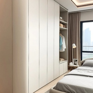 China Home Custom Module Storage Bedroom Set Furniture <b>Portable</b> Adjustable Minimalist <b>Wardrobes</b> for Apartment Hotel Villa - Product Image 5