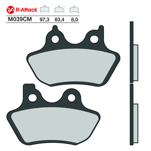 Pastillas de Freno para Motocicleta R-Attack M039CM, Carbono Cerámico, Delanteras y Traseras, Homologadas R90 - Product Image 1