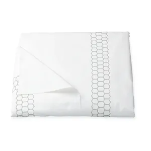 Parure de draps de haute qualité 100% coton 300TC résistante aux plis écologique Parure de couette d'hôtel Parure de literie - Product Image 4