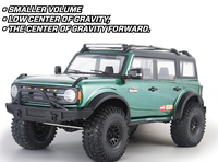YIKONG YK4083 V3 1/8 4WD RC Rock Crawler Ford Bronco 80A ESC 25KG Servo Verrouillage de Différentiel à Distance pour Camion RC Tout-Terrain