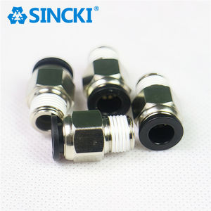 Industrielle Kunststoff-Pneumatikteile Schnellkupplung mit Geradem Außengewinde Luftrohr-Bremsanschluss für Maschinenanwendungen - Product Image 6