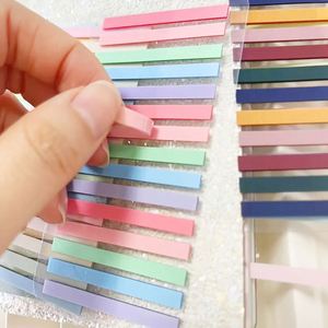 20-Pack Multicolor PET Index Tabs Memo <b>Pad</b>-Writable Self-Adhesive Sticky Notes for Page Marking & File Classification - Product Image 4