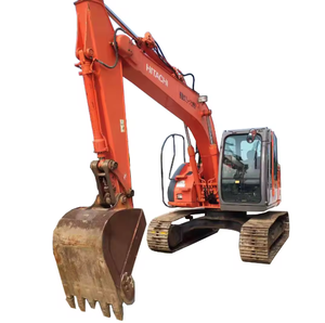 Excavatrice sur chenilles d'occasion Hitachi ZX135US de 13,5 tonnes, modèle ZX135US ZX55, hydraulique avec composants moteur et pompe essentiels - Product Image 1