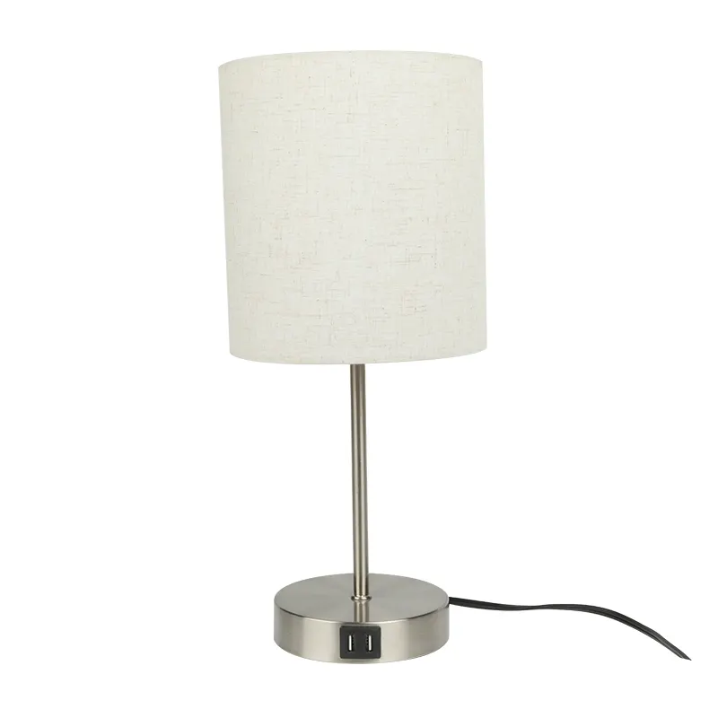 Modern led bedside lamp with 2 USB ports,3 way dimmable touch table lamps home decor for bedroom and Living room