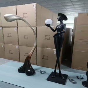 Lámpara de Pie de Resina con Escultura de Rama de Árbol de Estilo Nórdico Posmoderno, Fuente de Luz LED, Iluminación Decorativa para Sala de Estar - Product Image 4