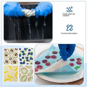 Éponge de <span class=keywords><strong>cuisine</strong></span> multifonctionnelle, torchon carré non tissé allemand <span class=keywords><strong>en</strong></span> pâte de <span class=keywords><strong>bois</strong></span> coton absorbant dégraissant, plat à récurer, vente <span class=keywords><strong>en</strong></span> gros - Product Image 3