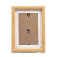 Cadre photo rectangulaire en panneau de densité de 6 pouces, design creux sur le thème de la bénédiction, support de table tridimensionnel