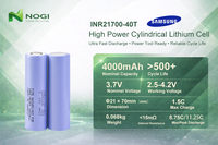 Baterai Silinder Samsung Asli Spec NMC 3.7V 4000mAh, Sumber Energi Andal Untuk Peralatan Listrik, Robot Vacuum, Dan Generator Tenaga Surya