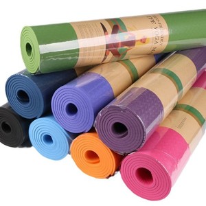 TPE Monochrome Yoga Strap 183*61 Thickened Non-Slip Fitness Rope <strong>Skipping</strong> Portable Straight Hair <strong>Mat</strong> High Yoga <strong>Mat</strong> - Product Image 5