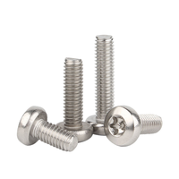 Vis métrique antivol DIN7985TX à tête cylindrique Torx de sécurité SUS304 SUS316 M2-M10