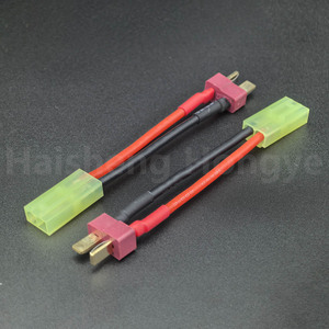 Deans <span class=keywords><strong>t</strong></span> cắm để Mini <span class=keywords><strong>Tamiya</strong></span> Adapter Cáp Nam Nữ nối cho RC Drone xe LiPo pin - Product Image 2
