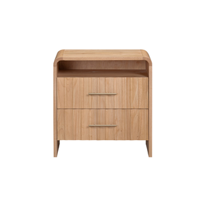 Collection RIVEO RANGE, design moderne, écologique, meubles de chambre à coucher de bonne qualité, table de chevet en bois, table de nuit - Product Image 1