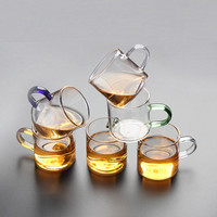 Gobelet d'eau en verre de ml, transparent, créatif