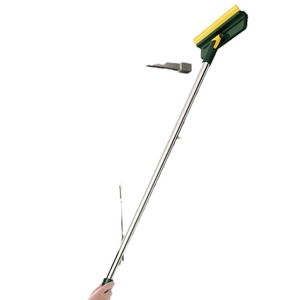 <b>Dropshipping</b> Shopify Bathroom Gap Brush Floor Tile Corner Cleaner Hard Bristle Multi Angle Rotating Handle Hair Remover Tool - Product Image 1