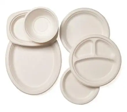 Biologisch abbaubares Geschirr Compo sable Table ware Food Plate