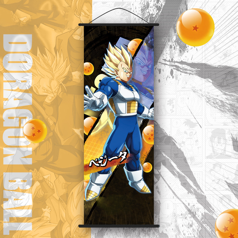 Toile étirée Son Goku - Affiche Murale Anime - Fabriqué Main - Plusieurs Tailles