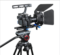 Kit de Cage de caméra avec boîtier mat de mise au point suivante pour ensemble de CAGE A7 pour DSLR GH4 A7S A7 A7R A7RII A7SII