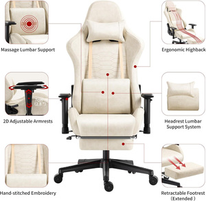 <span class=keywords><strong>Meilleure</strong></span> <span class=keywords><strong>chaise</strong></span> de bureau en cuir vintage de qualité supérieure construire <span class=keywords><strong>chaise</strong></span> de jeu d'ordinateur de course de jeu vidéo ergonomique pivotante avec bras 4D - Product Image 4