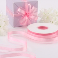 Ruban en satin polyester de luxe WJ pour emballer les bouquets de fleurs, décorations de gâteaux d'anniversaire, de mariages, de Noël, pour les fleuristes