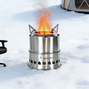 Fornello Portatile Pieghevole INBESTCAMP Mini, Attrezzatura da Campeggio Ultraleggera <span class=keywords><strong>a</strong></span> <span class=keywords><strong>Legna</strong></span> - Product Image 1