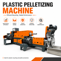 Granulateur de plastique recyclé à vis simple, machine de pelletisation haute efficacité pour PP PE