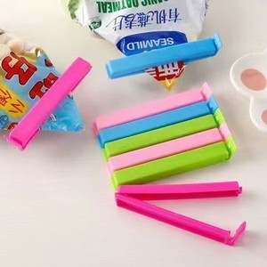 Food Sealing Clips <b>Plastic</b> Bag Closure Candy Color Reusable Snack Storage <b>Rod</b> Type Wide Opening 2.9 In For Kitchen Use - Product Image 2