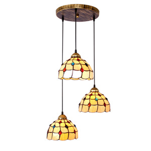 Lámpara de Araña de Estilo Americano con 3 Cabezas en Forma de Cola de Fénix, Lámpara Colgante Sencilla y Cálida para Sala de Estar, Comedor, Habitación Infantil - Product Image 4