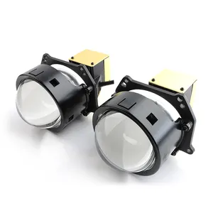 Sıcak satış 120w DC12V 6000K Bi LED projektör Lens 3 inç araba aksesuarları LED far Hi Lo işın otomatik LED projektör Lens lambası