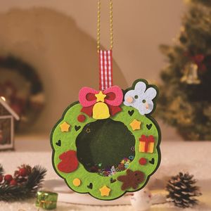 <span class=keywords><strong>Kit</strong></span> de porte-clés en feutre à faire soi-même pour enfants, motif dessin animé, fait main, sans <span class=keywords><strong>couture</strong></span>, ensemble d'artisanat pour filles, jouet éducatif avec motifs animaux et fruits - Product Image 5