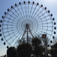 Grande roue panoramique de 65 m pour parcs d'attractions ou centres commerciaux, utilisation en extérieur, à vendre