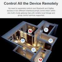Passerelle de maison intelligente RSH Tuya ZigBee 3.0 + BLE avec télécommande compatible Alexa et Google Assistant, fonctionnant sous Android