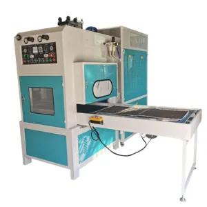 High frequency car seat leather hot press Leather sponge welding and cutting edge forming machine HF heat sealing machine