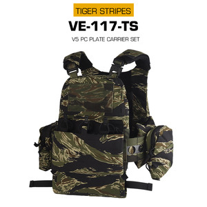 Chaleco Táctico WOSPORT MOLLE V5 de Liberación Rápida con Cinturón Elástico y Triple Portacargadores para Juegos de Airsoft - Product Image 5