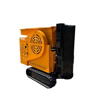 Concasseur à mâchoires sur chenilles, machine mobile de concassage de pierres avec une capacité de 10-20t/h, garantie 1 an pour le concassage de granit et de calcaire en carrière