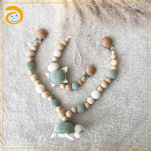 Cuna colgante música coche colgante muñeca carrito cadena chupete Clip nuevo bebé calmante Nibble mordida juguete mordedor chupete Clip - Product Image 5