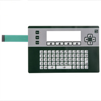 Nouveau étanche membrane clavier avec métal doré dômes et LED