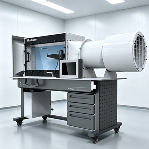 Equipo de túnel de viento para demostración de vuelo de aeronaves, para experimentos de resistencia al viento y estabilidad en ingeniería aeronáutica - Product Image 1