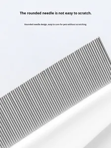 Peigne à poils d'animaux en plastique pour l'épilation des chats et des chiens - Product Image 4