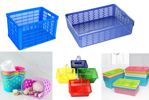 Plastic Fruit Basket PP Material Plastic Container Mesh Vegetable Crates Plastic Injection Moulding Machine - Product Image 4