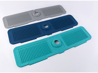 Offre Spéciale cuisine salle de bain robinet attrape-eau tapis absorbant tampon de vidange tapis de robinet en Silicone savon porte-éponge tampon d'évier en Silicone