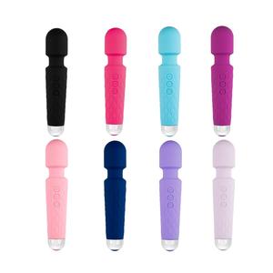 8 velocità 20 frequenza vendita caldo in Silicone massaggiatore impermeabile magico massaggiatore personale USB ricaricabile vibratore - Product Image 2