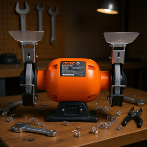 Amoladora de Banco Vevor de 6 Pulgadas con Discos de Grano 36/80 para Afilar - Product Image 2