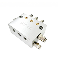 Bloc de distribution huile-air MIX-S à connexion rapide, 1 à 10 sorties, compatible avec le système SKF OLA pour chaînes