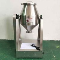 40 50 60 80L Petit mélangeur de granulés de poudre à cône double hélice à basse vitesse pour mélanger la poudre, le liquide, l'assaisonnement, le café
