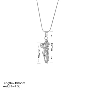 Collar <span class=keywords><strong>de</strong></span> pareja <span class=keywords><strong>de</strong></span> abrazo inseparable <span class=keywords><strong>de</strong></span> acero inoxidable, collar <span class=keywords><strong>de</strong></span> la historia <span class=keywords><strong>de</strong></span> dos amantes, muestra tu amor, COLLAR COLGANTE para abrazar pareja - Product Image 4